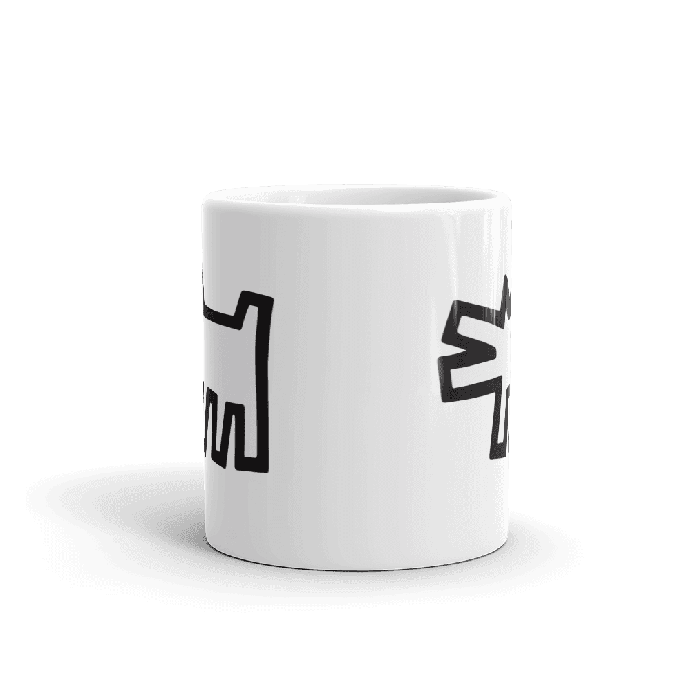 The Barking Dog Icon 1990 Street Art Mug - Home & Garden - Kitchen Dining & Bar - Coffeeware