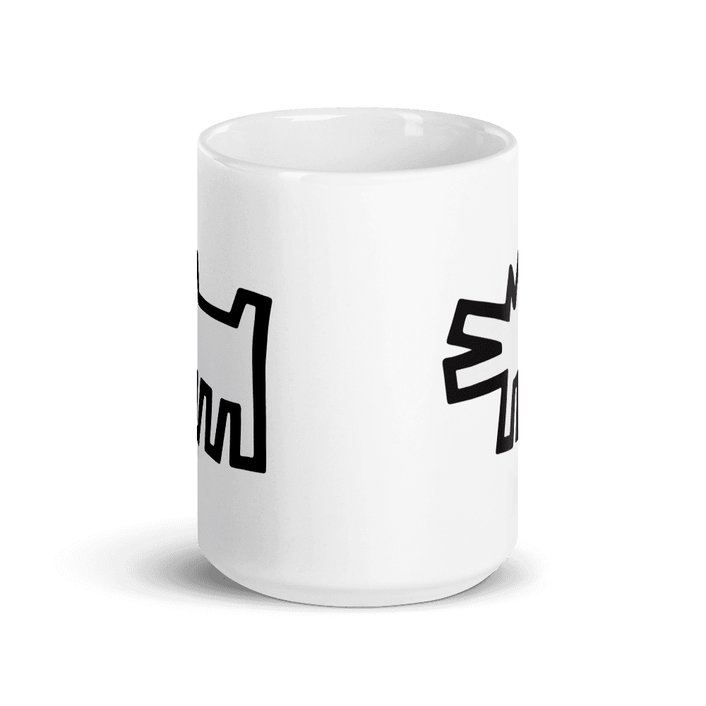 The Barking Dog Icon 1990 Street Art Mug - Home & Garden - Kitchen Dining & Bar - Coffeeware