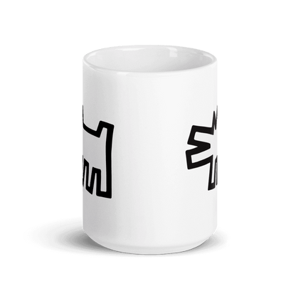 The Barking Dog Icon 1990 Street Art Mug - Home & Garden - Kitchen Dining & Bar - Coffeeware