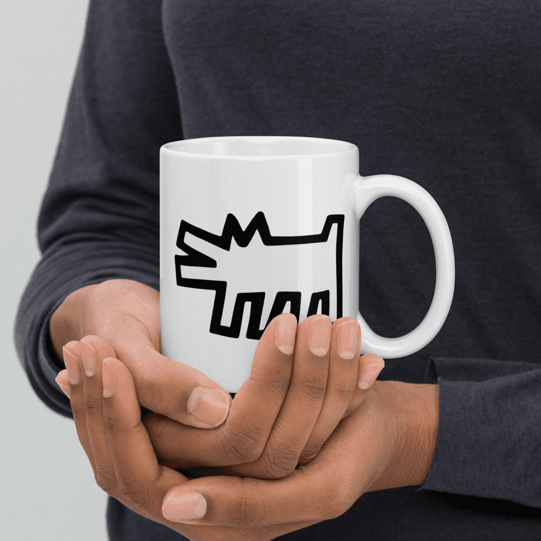 The Barking Dog Icon 1990 Street Art Mug - Home & Garden - Kitchen Dining & Bar - Coffeeware