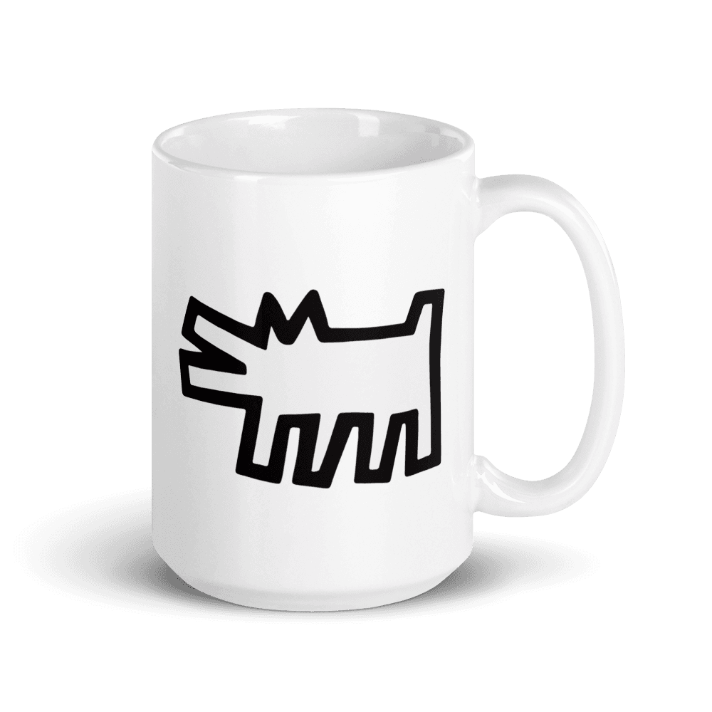The Barking Dog Icon 1990 Street Art Mug - Home & Garden - Kitchen Dining & Bar - Coffeeware
