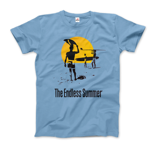 The Endless Summer 1966 Surf Documentary T-Shirt - Men / Light Blue / S - Men’s Fashion - Men’s Clothing - Shirts