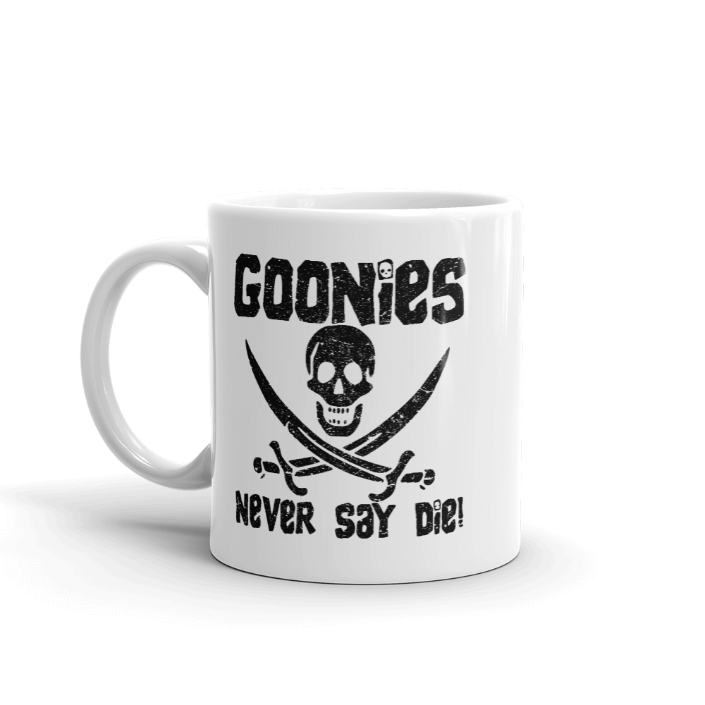 The Goonies Never Say Die Distressed Mug - 11oz (325mL) - Home & Garden - Kitchen Dining & Bar - Coffeeware
