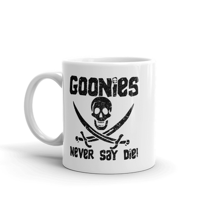 The Goonies Never Say Die Distressed Mug - 11oz (325mL) - Home & Garden - Kitchen Dining & Bar - Coffeeware