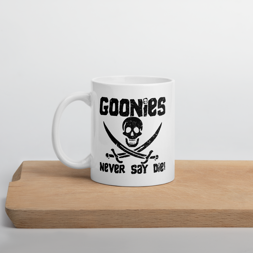 The Goonies Never Say Die Distressed Mug - Home & Garden - Kitchen Dining & Bar - Coffeeware
