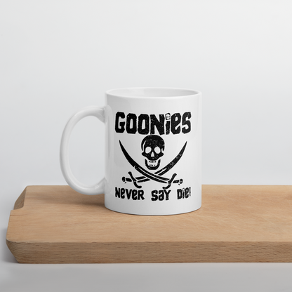 The Goonies Never Say Die Distressed Mug - Home & Garden - Kitchen Dining & Bar - Coffeeware