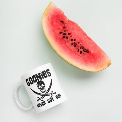 The Goonies Never Say Die Distressed Mug - Home & Garden - Kitchen Dining & Bar - Coffeeware