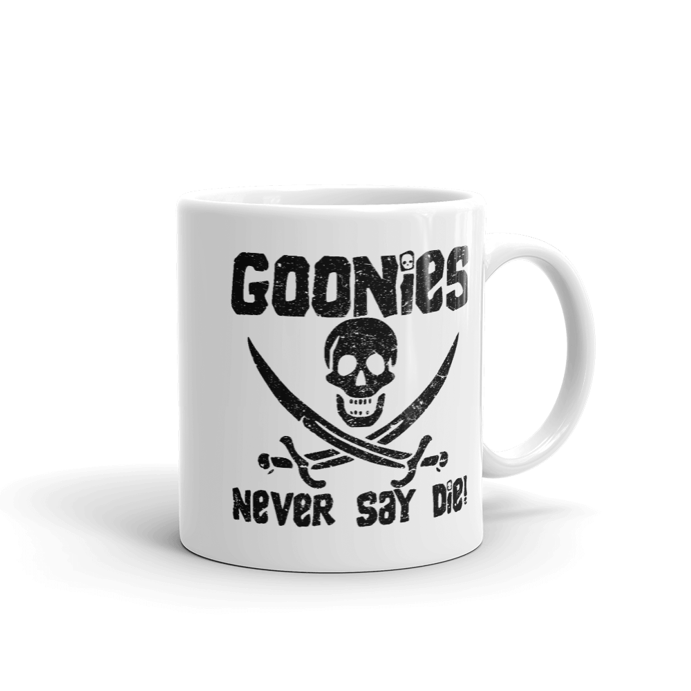 The Goonies Never Say Die Distressed Mug - Home & Garden - Kitchen Dining & Bar - Coffeeware