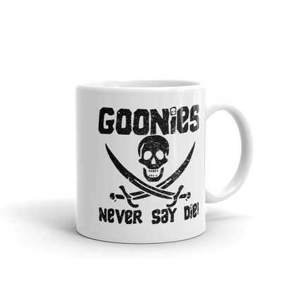 The Goonies Never Say Die Distressed Mug - Home & Garden - Kitchen Dining & Bar - Coffeeware