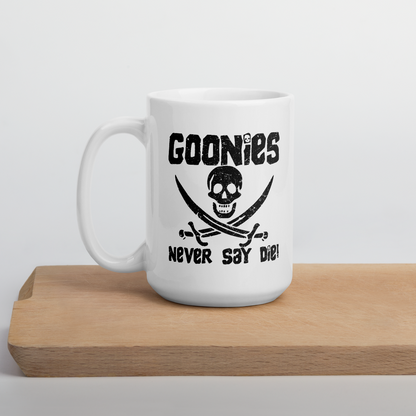 The Goonies Never Say Die Distressed Mug - Home & Garden - Kitchen Dining & Bar - Coffeeware