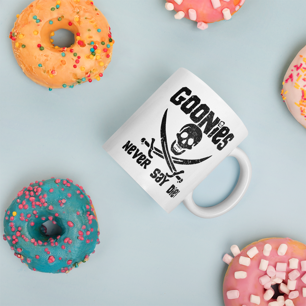 The Goonies Never Say Die Distressed Mug - Home & Garden - Kitchen Dining & Bar - Coffeeware