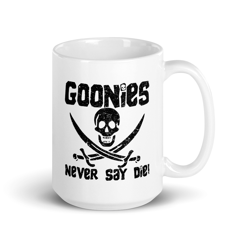 The Goonies Never Say Die Distressed Mug - Home & Garden - Kitchen Dining & Bar - Coffeeware