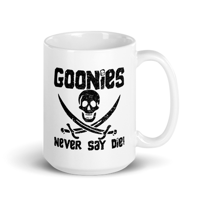 The Goonies Never Say Die Distressed Mug - Home & Garden - Kitchen Dining & Bar - Coffeeware