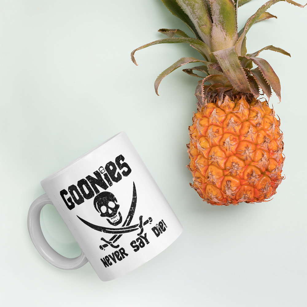 The Goonies Never Say Die Distressed Mug - Home & Garden - Kitchen Dining & Bar - Coffeeware