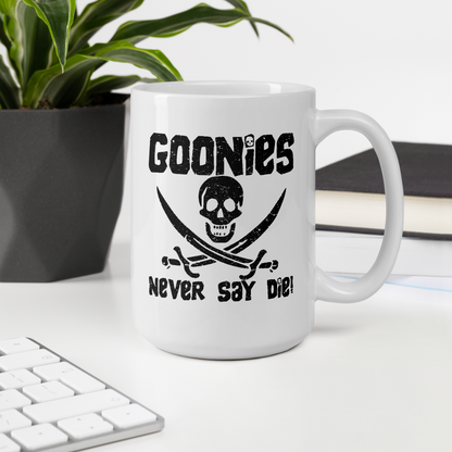 The Goonies Never Say Die Distressed Mug - Home & Garden - Kitchen Dining & Bar - Coffeeware