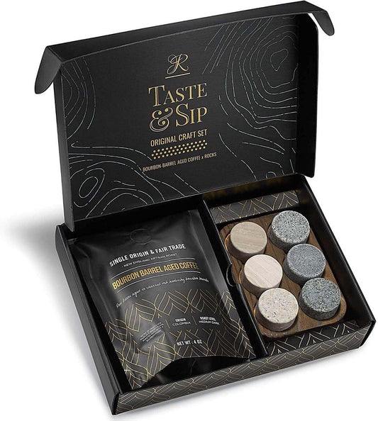 The Gourmet Set - ROCKS X Bourbon Barrel Aged Coffee - One Color / One Size - Home & Garden - Kitchen Dining & Bar
