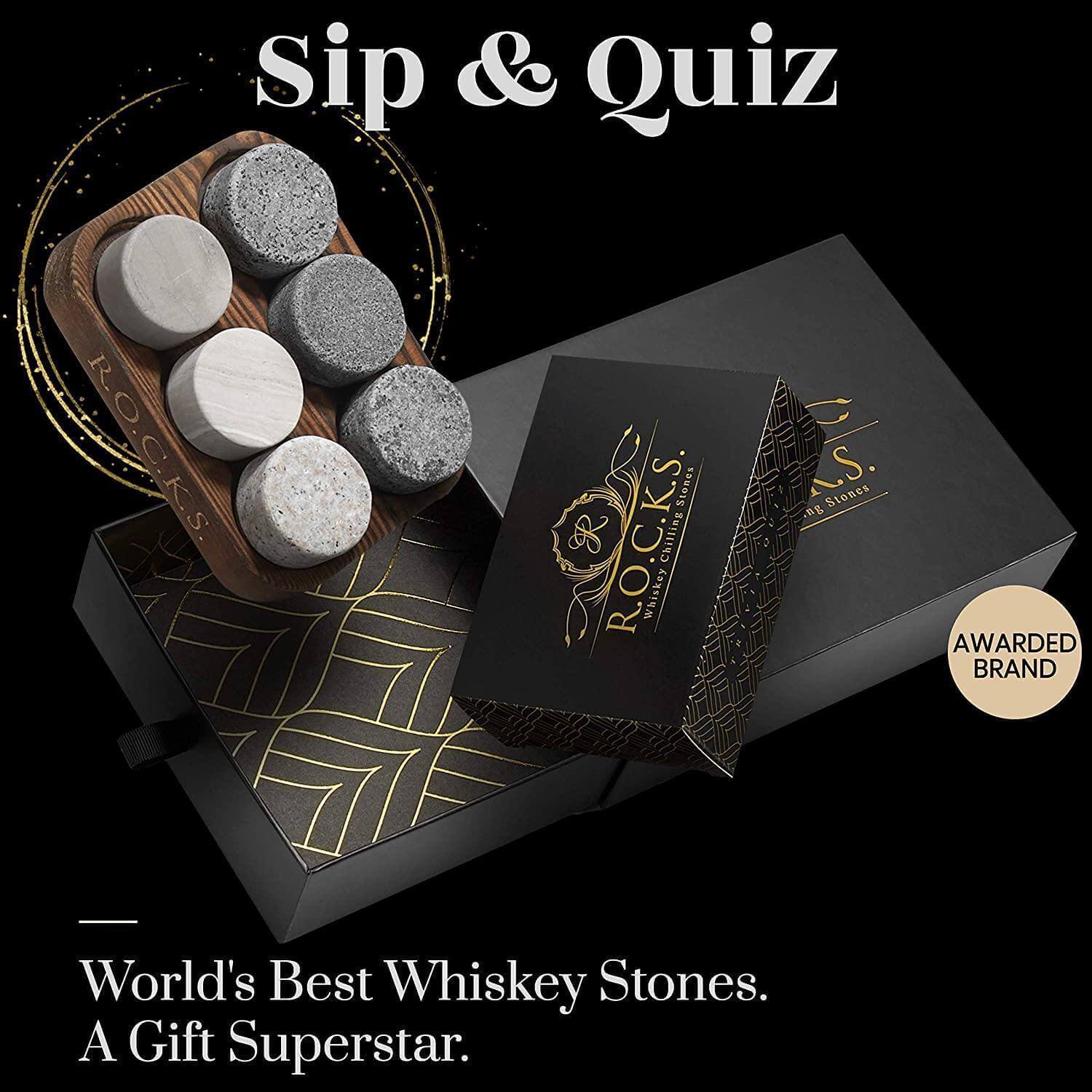 The Rocks X Trivia Quiz Set - One Color / One Size - Home & Garden - Kitchen Dining & Bar - Barware