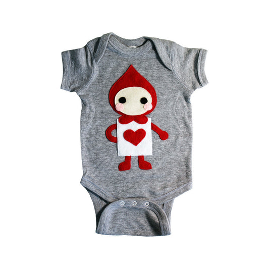 The Trumps - Heart - Alice’s Adventure in Wonderland - Infant Bodysuit - Kids & Babies - Mother & Kids - Boys’ Clothing