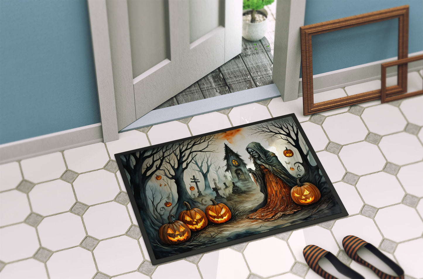 The Weeping Woman Spooky Halloween Doormat - One Color / One Size - Home & Garden - Home Textile - Carpets & Rugs