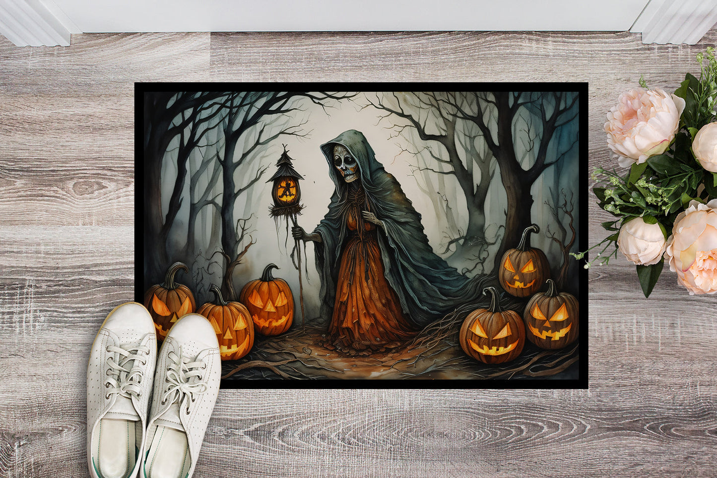 The Weeping Woman Spooky Halloween Doormat - One Color / One Size - Home & Garden - Home Textile - Carpets & Rugs