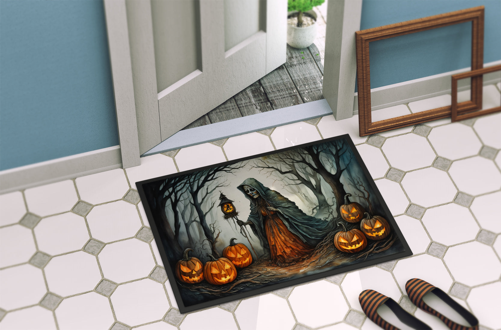The Weeping Woman Spooky Halloween Doormat - One Color / One Size - Home & Garden - Home Textile - Carpets & Rugs