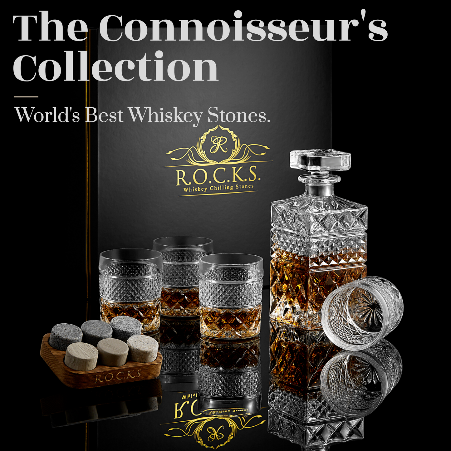 The Whiskey Decanter Gift Set - One Color / One Size - Home & Garden - Kitchen Dining & Bar - Barware