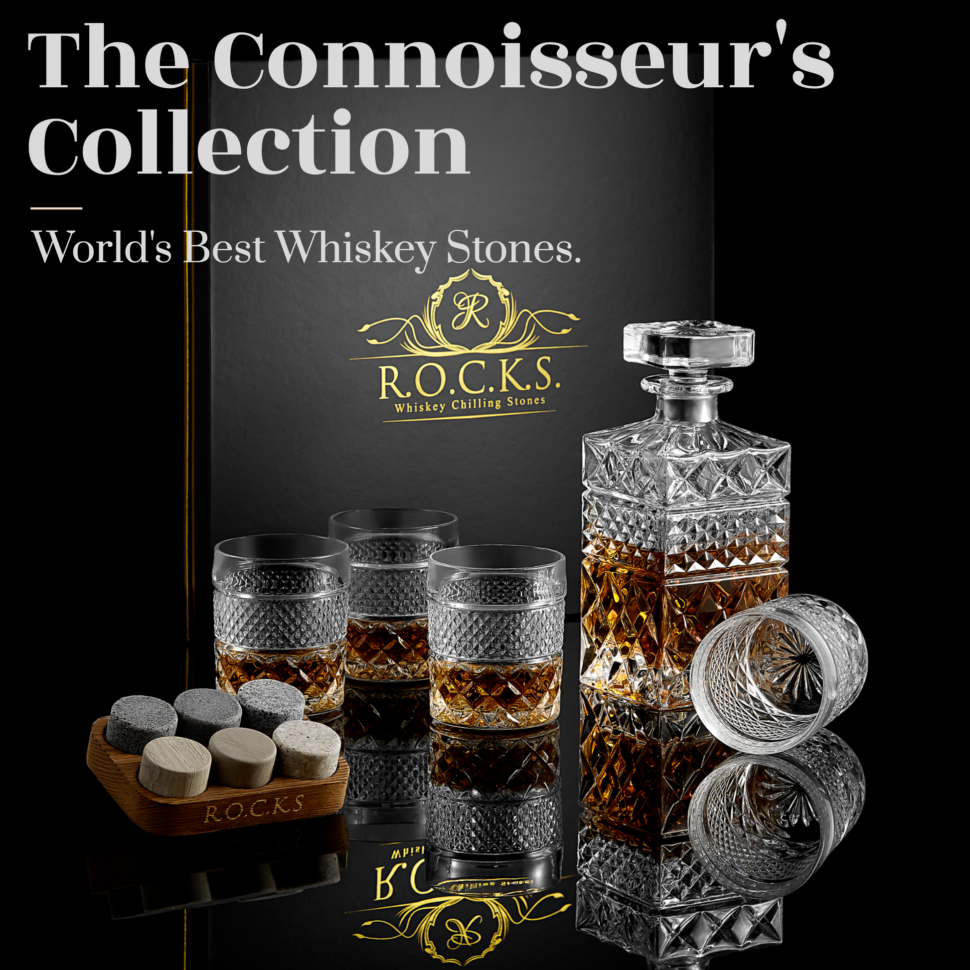 The Whiskey Decanter Gift Set - One Color / One Size - Home & Garden - Kitchen Dining & Bar - Barware