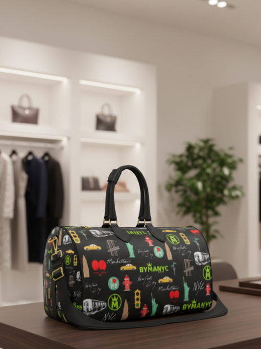 Tote Bag CITYSCAPE – BYMANYC ® New York Eco Vegan Handbag - One Color / One Size - Bags & Luggage - Luggage & Travel