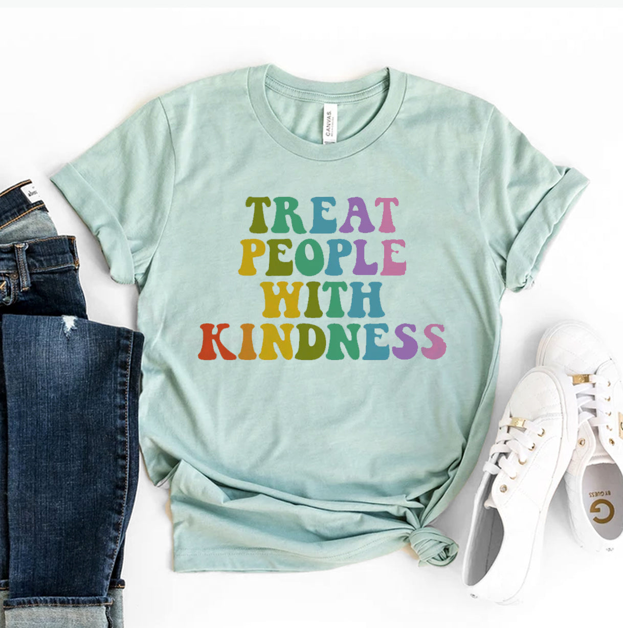 Treat People With Kindness T-Shirt - Women’s Fashion - Women’s Clothing - Tops & Tees - T-Shirts
