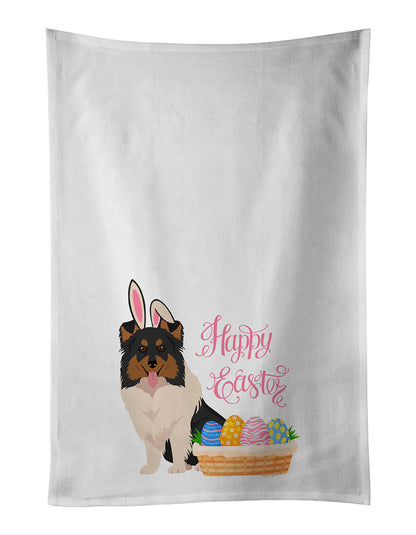 Tricolor Sheltie Easter Kitchen Towel Set of 2 - One Color / One Size - Home & Garden - Home Textile - Towels