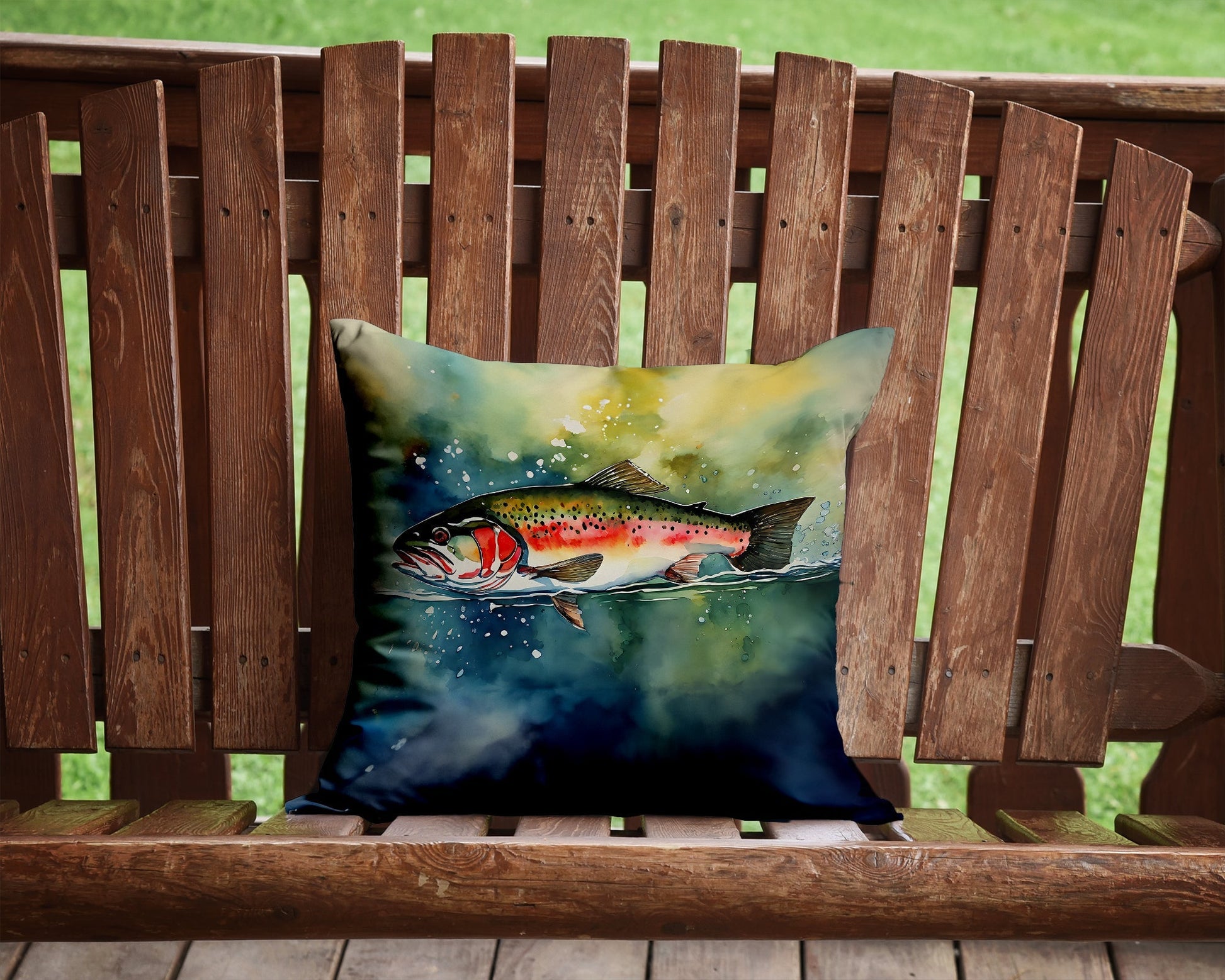 Trout Throw Pillow - One Color / One Size - Home & Garden - Home Textile - Pillows