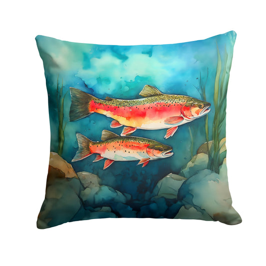 Trout Throw Pillow - One Color / One Size - Home & Garden - Home Textile - Pillows