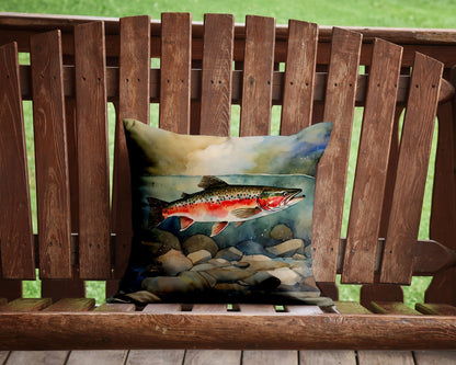 Trout Throw Pillow - One Color / One Size - Home & Garden - Home Textile - Pillows