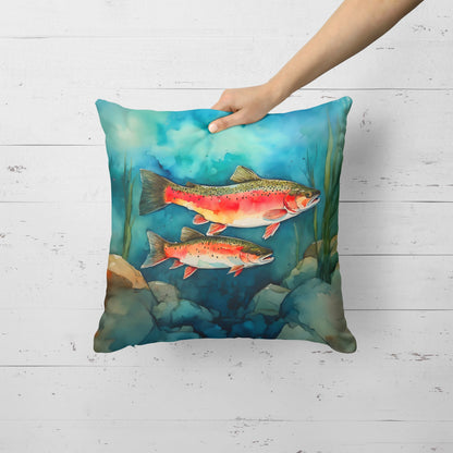 Trout Throw Pillow - One Color / One Size - Home & Garden - Home Textile - Pillows