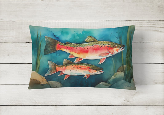 Trout Throw Pillow - One Color / One Size - Home & Garden - Home Textile - Pillows