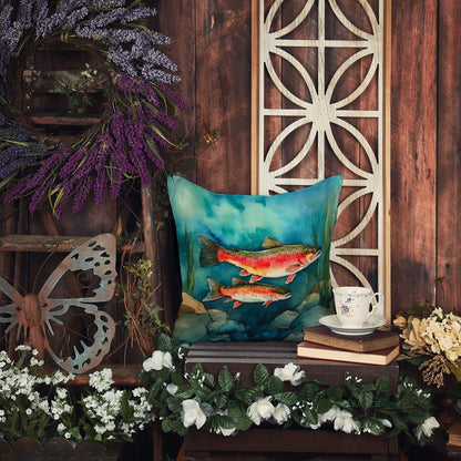 Trout Throw Pillow - One Color / One Size - Home & Garden - Home Textile - Pillows