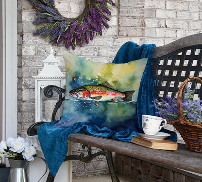 Trout Throw Pillow - One Color / One Size - Home & Garden - Home Textile - Pillows