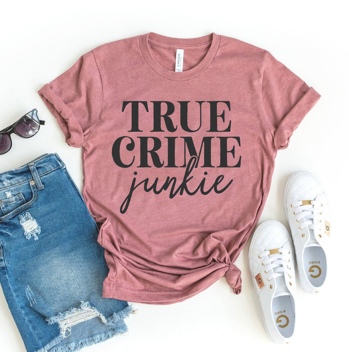 True Crime Junkie T-Shirt - Women’s Fashion - Women’s Clothing - Tops & Tees - T-Shirts