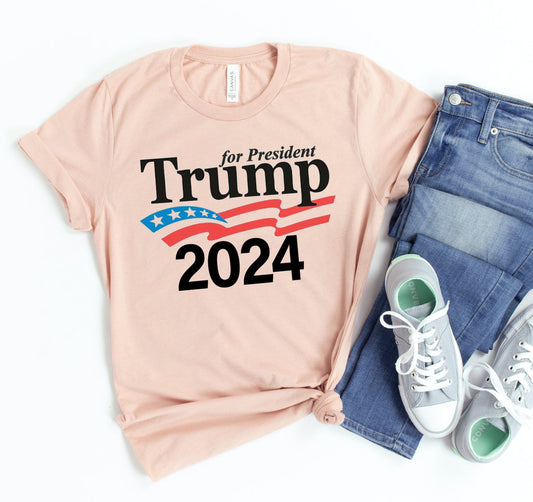 Trump 2024 T-Shirt - Women’s Fashion - Women’s Clothing - Tops & Tees - T-Shirts