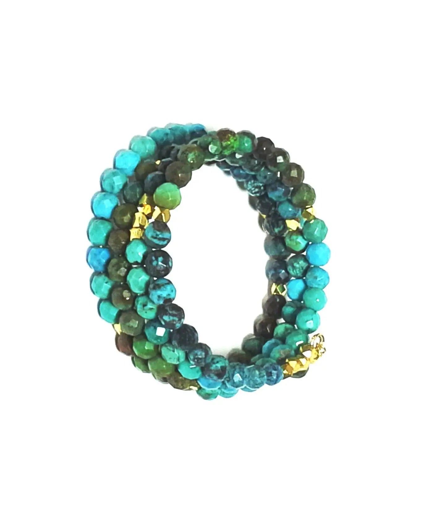 Turquoise Gemstone Stack - One Color / One Size - Jewelry & Accessories - Bracelets & Bangles