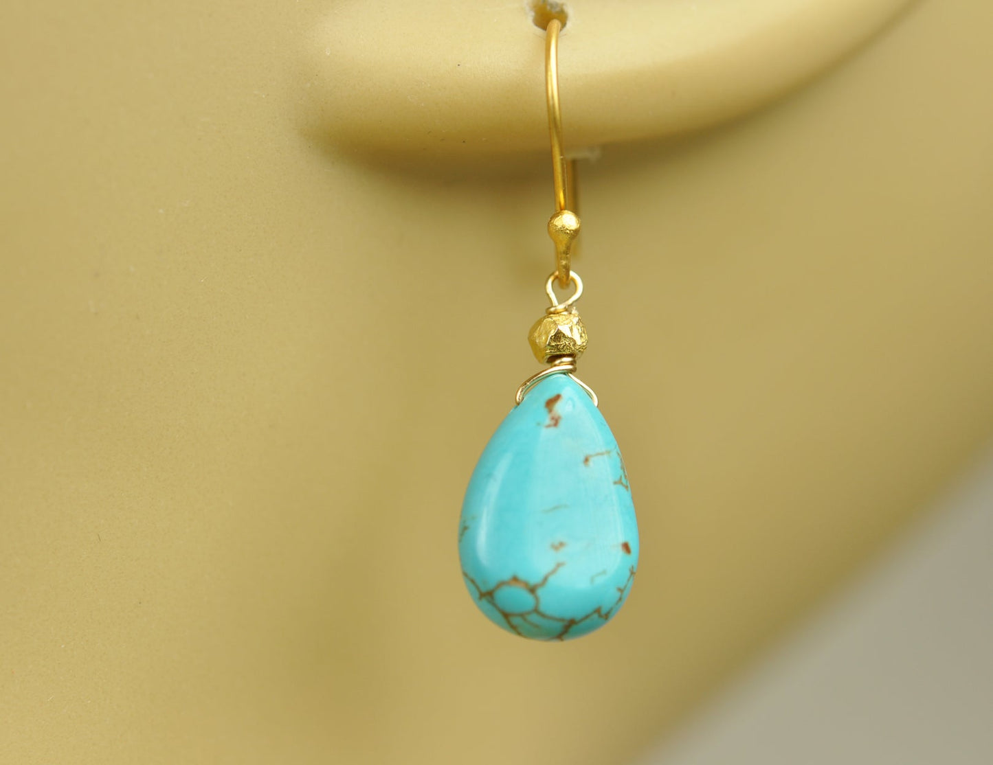 Turquoise Tear Drop Earrings - One Color / One Size - Jewelry & Accessories - Earrings
