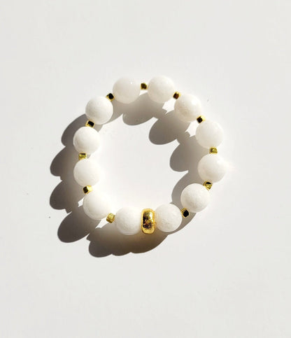 Turquoise & White Bracelets - White Jade - Jewelry & Accessories - Bracelets & Bangles - Charm Bracelets