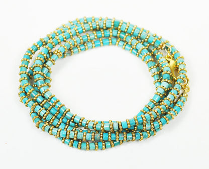 Turquoise Wrap Bracelet - One Color / One Size - Jewelry & Accessories