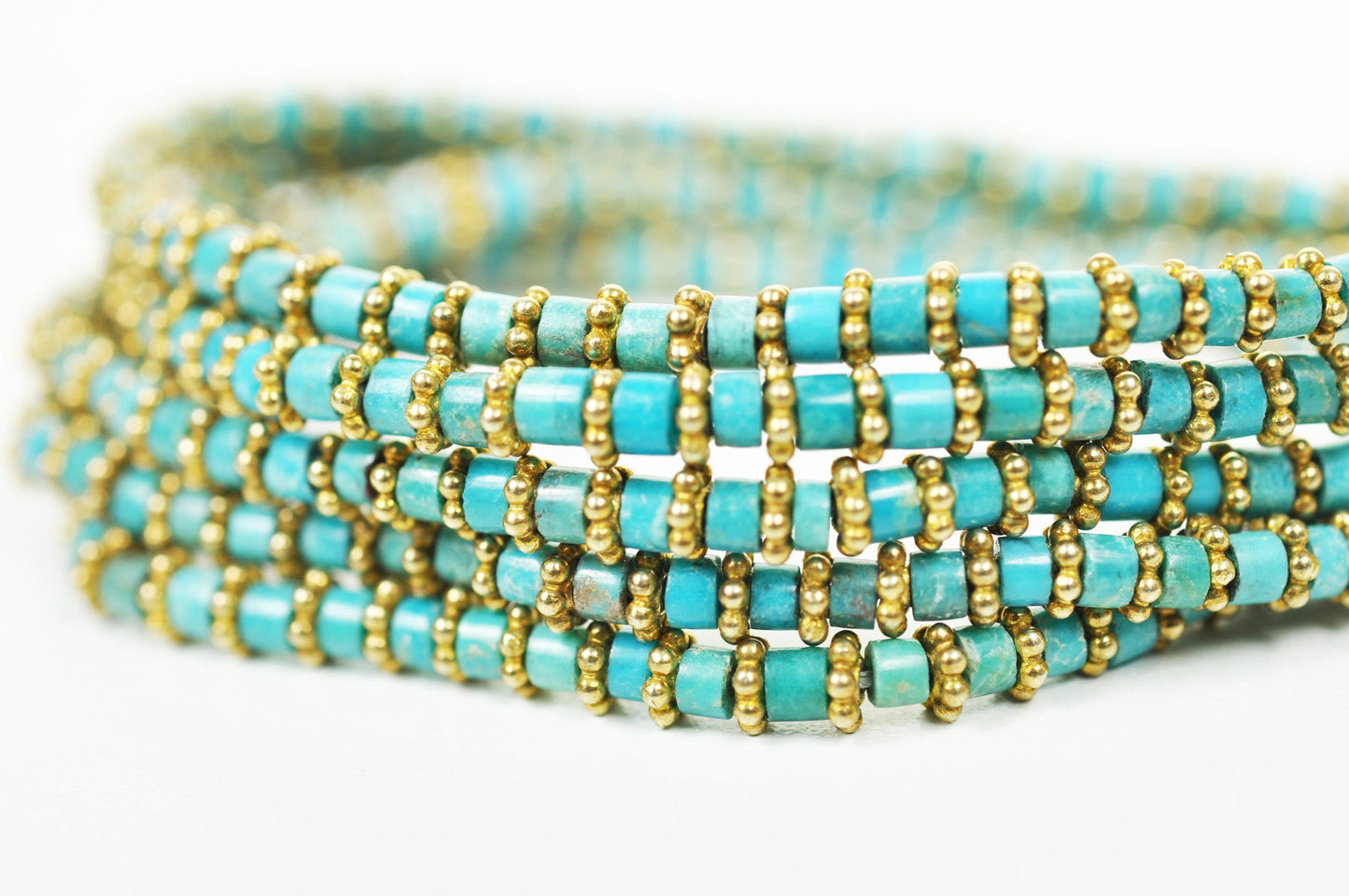 Turquoise Wrap Bracelet - One Color / One Size - Jewelry & Accessories