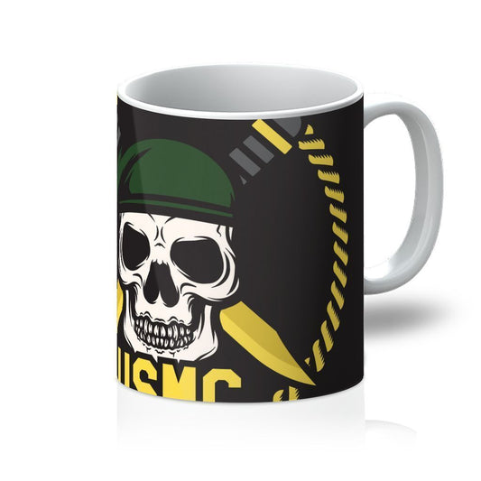 USMC Skull 2 Mug - One Color / One Size - Home & Garden - Kitchen Dining & Bar - Drinkware
