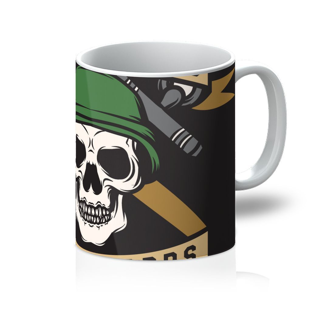 USMC Skull 3 Mug - One Color / One Size - Home & Garden - Kitchen Dining & Bar - Drinkware