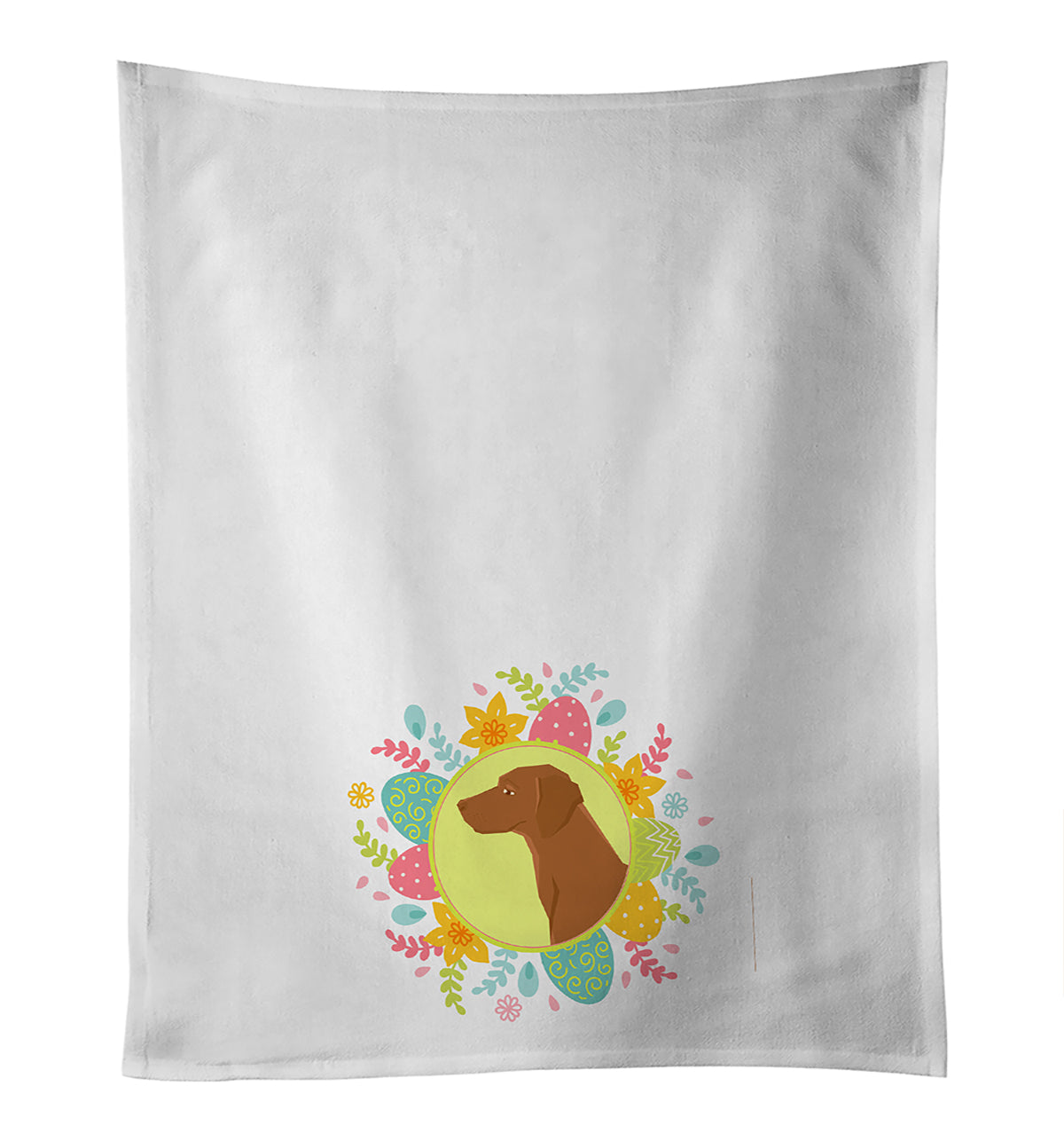 Vizsla Easter Kitchen Towel Set of 2 - One Color / One Size - Home & Garden - Home Textile - Towels