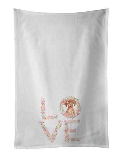 Vizsla Love Kitchen Towel Set of 2 - One Color / One Size - Home & Garden - Home Textile - Towels
