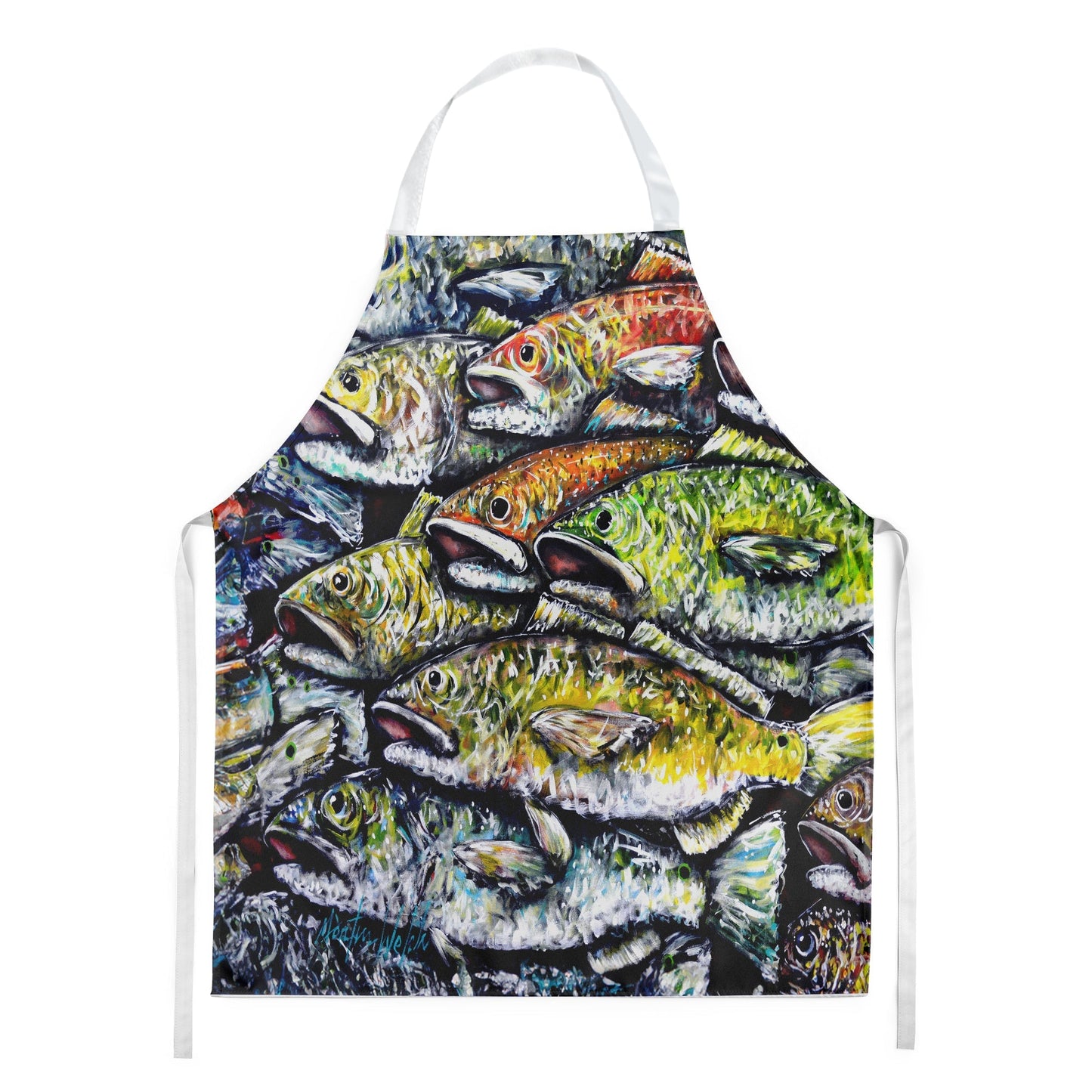 Wanna Be Fishin Apron - One Color / One Size - Home & Garden - Kitchen Dining & Bar - Table Decoration & Accessories