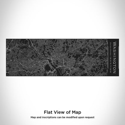 Washington - United States Map Insulated Cup in Matte Black - Drinkware